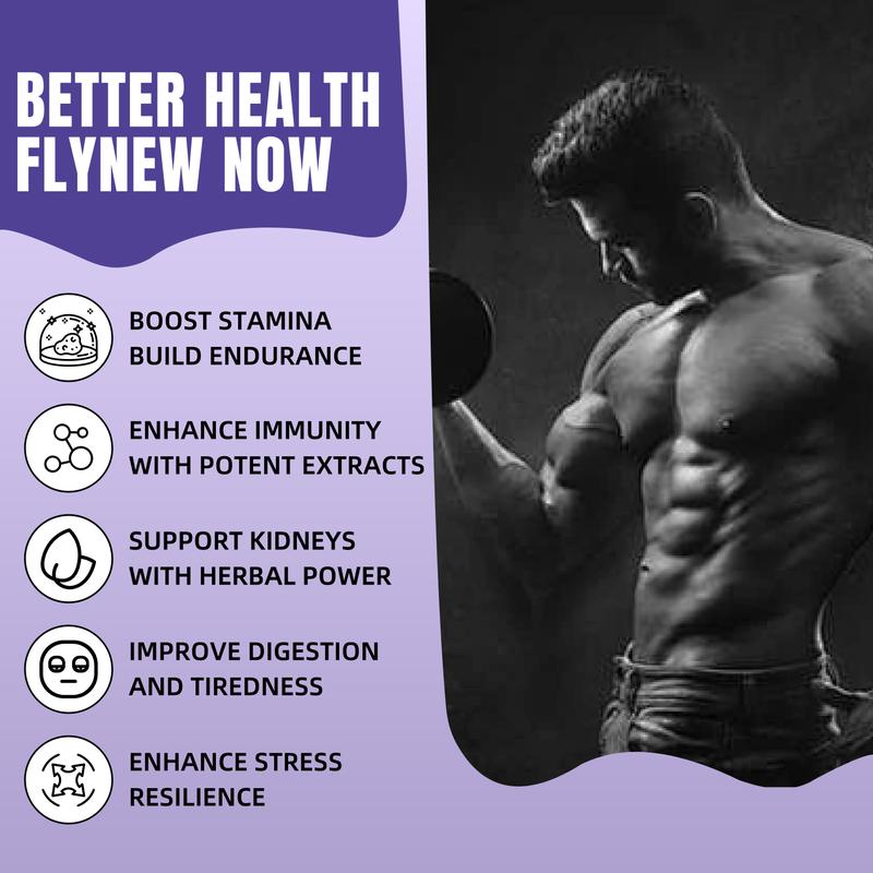 FLYNEW Optimal Potency | Shilajit Ultra | Adaptogen Energy Stamina Immune Antioxidants | Made in USA | 60 Capsules - Image 5