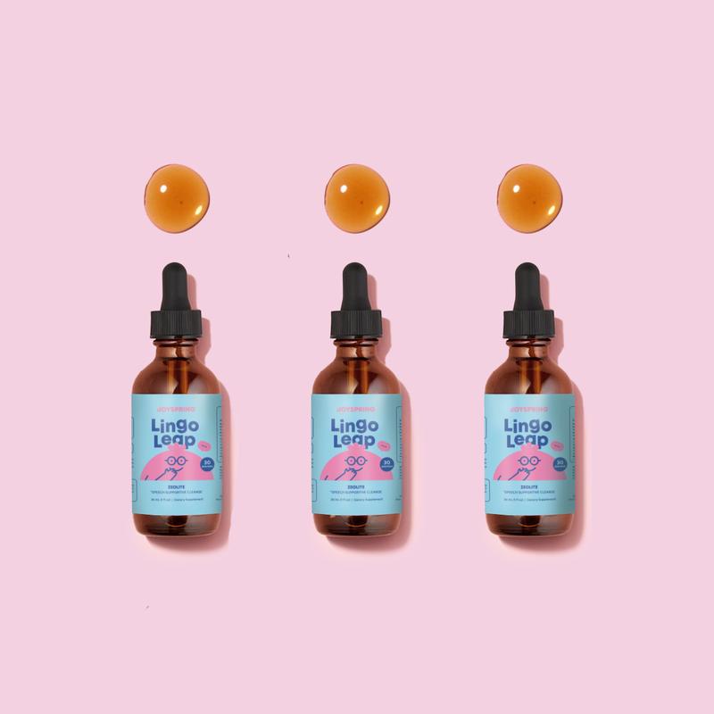 JoySpring LingoLeap for Kids - Zeolite Drops with B Vitamins - Support Speech Learning - Image 4