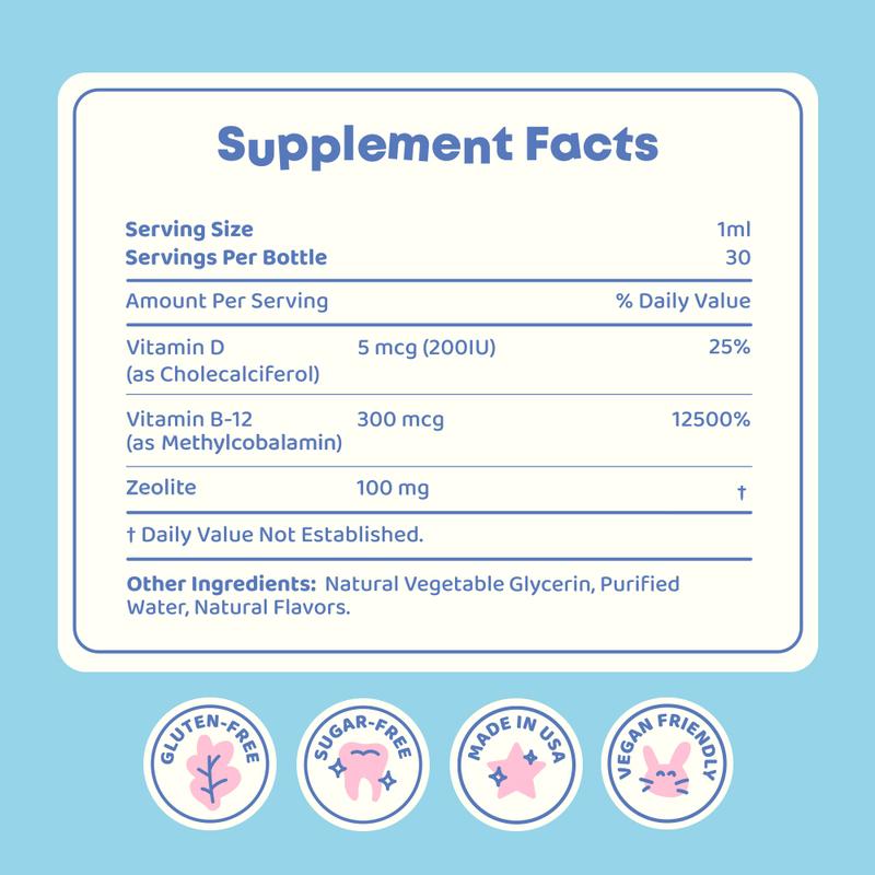 JoySpring LingoLeap for Kids - Zeolite Drops with B Vitamins - Support Speech Learning - Image 5