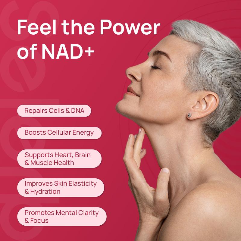 Selerb NAD+ Supplement for Women NMN Alternative Liposomal -β-NAD+, Trans-Resveratrol, CoQ10, D-Ribose - Supports Cellular Renewal, Energy & Skin Health - 60 Capsules - Image 2