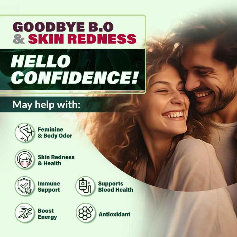 Liquid Chlorophyll Drops (4 Month Supply) Healthcare Supplement - Natural Deodorant and Detox - Gut Support Healthcare Liver - Image 3