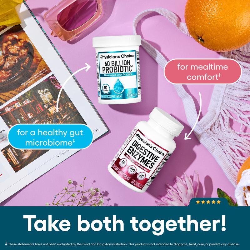 Physician's Choice 60 Billion Probiotic - Daily Gut Health, Digestive & Immune Support for Men and Women with Organic Prebiotics & 10 Unique Strains - Image 5
