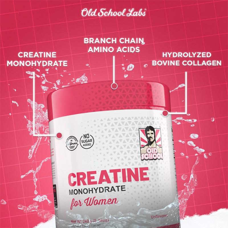Creatine Monohydrate for Women with Collagen and BCAA's - Fitness Supplement Powder for Muscle, Healthy Hair, Skin, Nails and Recovery - Image 5