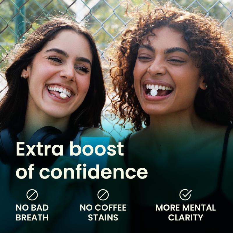 Neuro Energy Caffeine Gum/Mints for Energy & Focus (90 Pieces) - Sugar-Free with L-theanine, Caffeine, Vitamin B12 & Vitamin B6 - Peppermint Flavor - Image 6