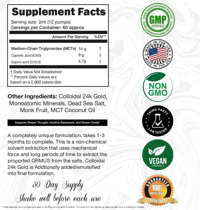 I Am Joy: Ormus Gold Oil Monoatomic Helps to Decalcify Pineal Gland, Repair DNA, Increase Manifestation Speed - Rich with Minerals Platinum, Iridium Using Non Chemical Solvent Extraction 4oz - Image 4