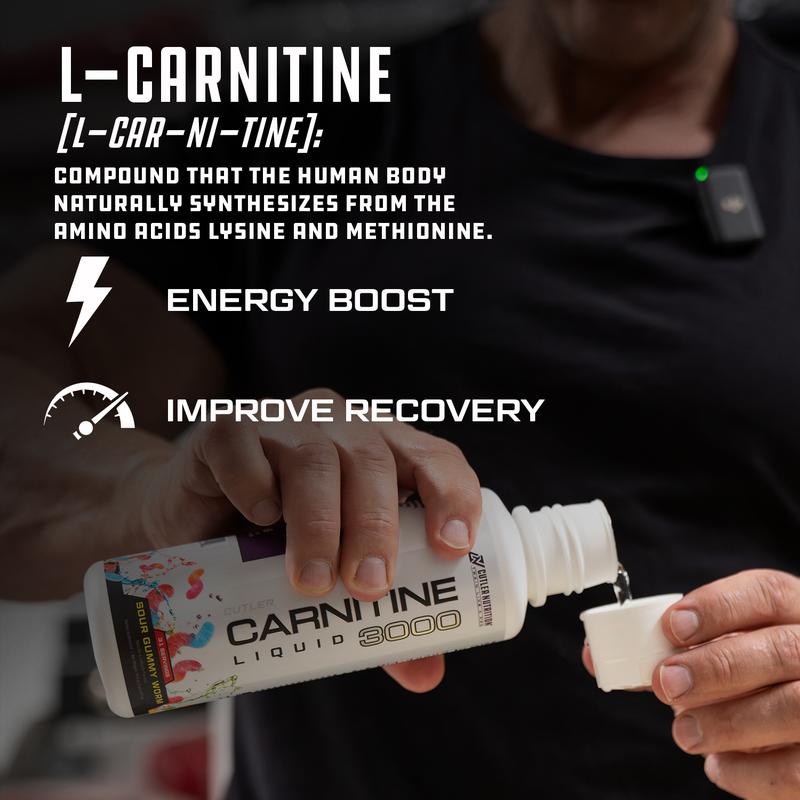 Cutler Nutrition Liquid Carnitine 3000 for Energy and Recovery Support Dietary Fitness Supplement Edible Healthcare Vitamin - Image 2