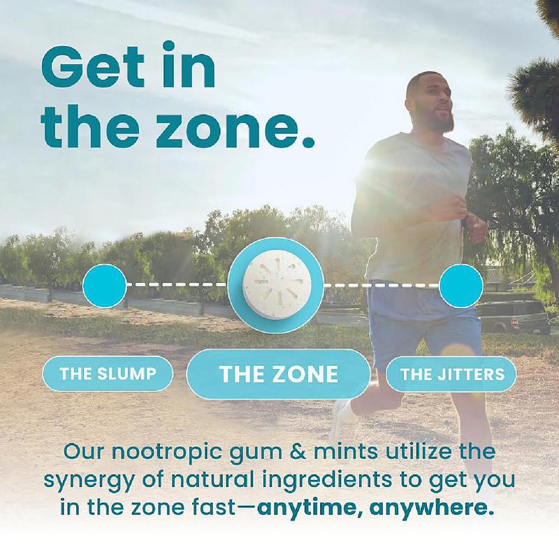 Neuro Energy Caffeine Gum/Mints for Energy & Focus - Sugar-Free with L theanine, Caffeine, Vitamin B12 & Vitamin B6 - Peppermint Flavor - Image 8