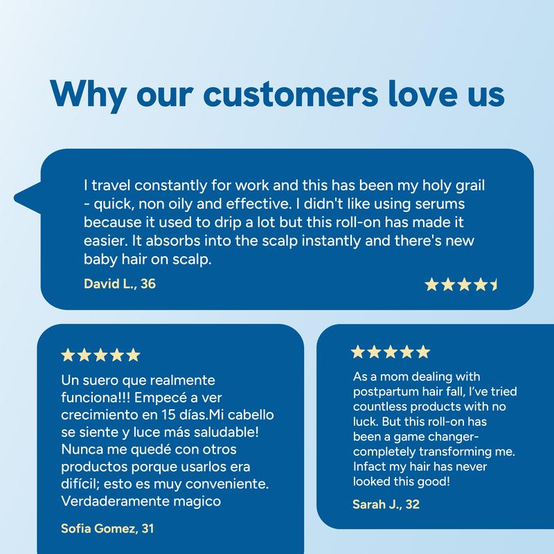 Be Bodywise Advanced Hair Growth Roll-On Serum | 3% Rosemary | 3% Redensy l 2% Anagain | Precision Scalp Applicator | Paraben & Sulphate Free | Non oily and mess free - Image 8