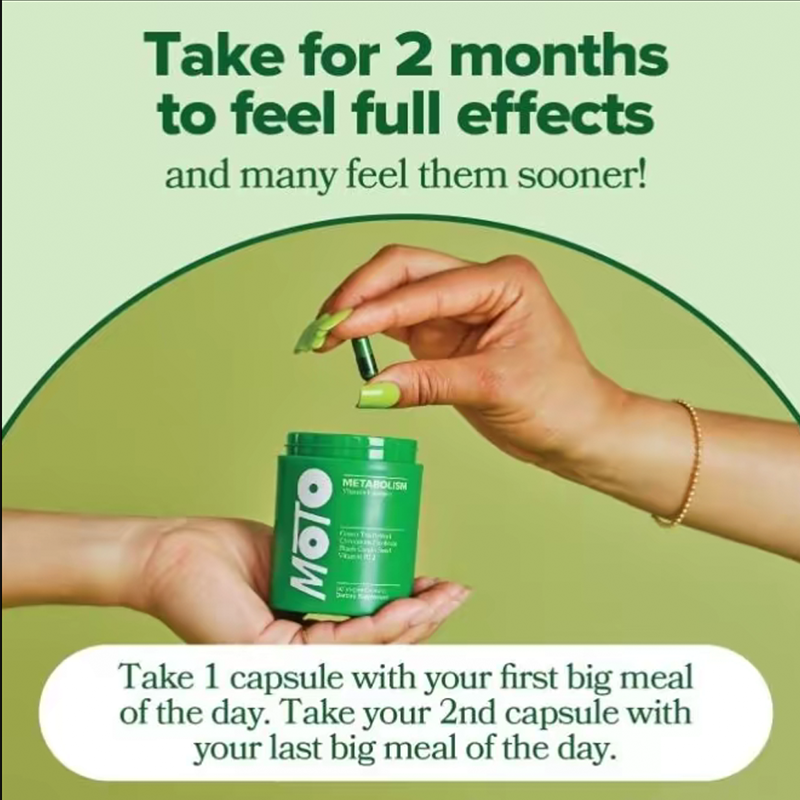 MOTO - Metabolism Boosting Capsule - 30 Servings (Pack of 1) - Image 6