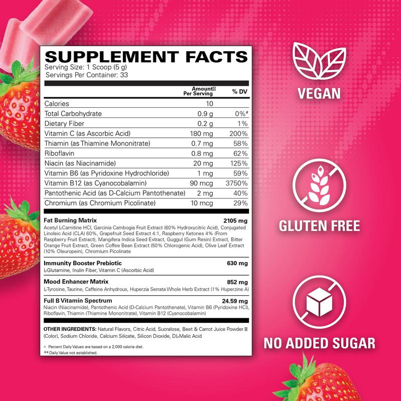 EHPlabs OxyShred Ultra Concentration Pre Workout Powder - 33 Serves, 150mg Caffeine, sugar free, Vegan-Friendly, Gluten-Free, Men and Women Health Fitness Supplements, Clean Natural Energy, Edible product for optimum performance Healthcare Dietary