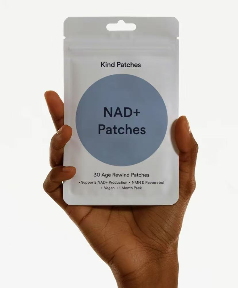 Kind PatcheslNAD+ Patches l30 Age RewincPatches :supports NAD+ Production,NMN& Resveratrol,Vegan,1 Month Pack - Image 2