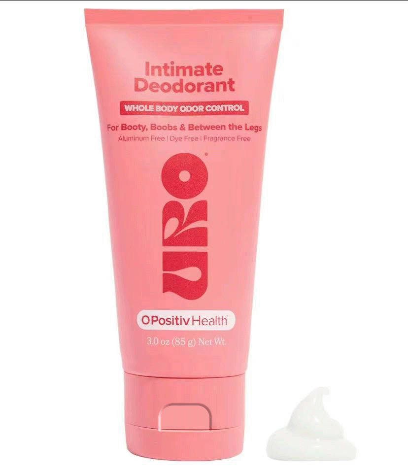 URO Whole Body Deodorant – Odor Control, Moisture Control, Anti-Chafing – 3 Oz Tube